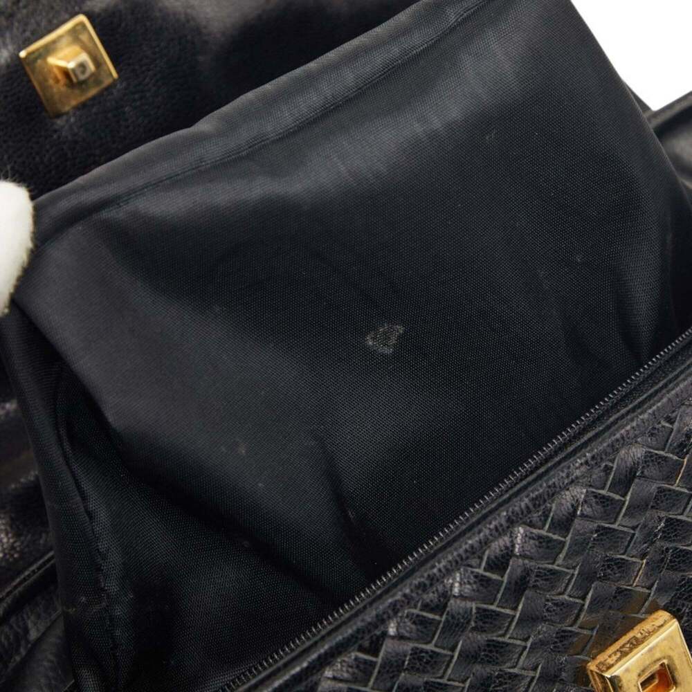 FENDI Black Leather Shoulder Bag - Picture 9 of 12
